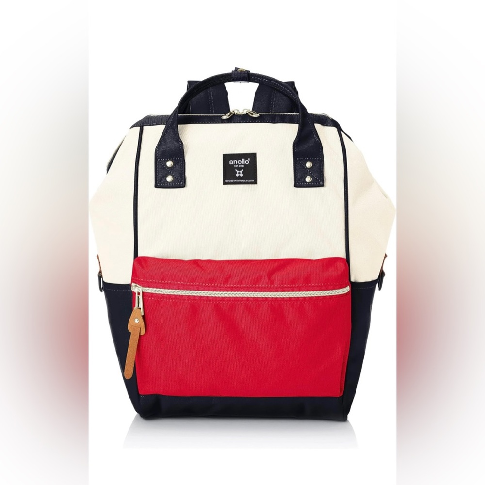 Anello Cross Bottle Backpack Regular (France Colorway) Red White Blue Bookbag